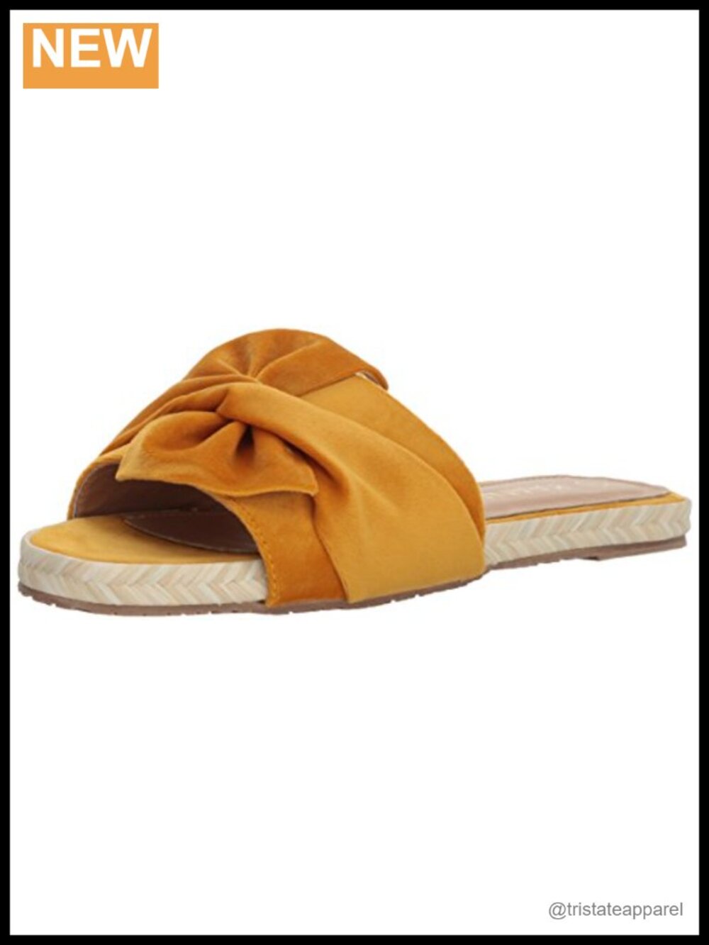 Women's Velvet Slide Espadrille Sandals Open Toe Slip On Bow Ankle Strap
